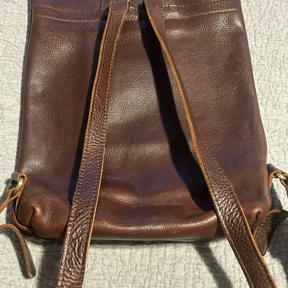Portland Leather Dark Brown Laptop Bag